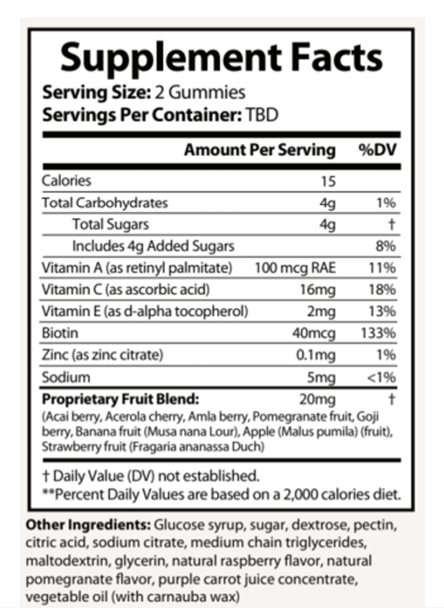 HEALTHY BODY - Super Fruit Gummies with Essential Vitamins