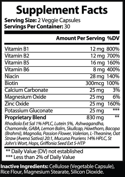 HEALTHY BODY - Anxiety Formula