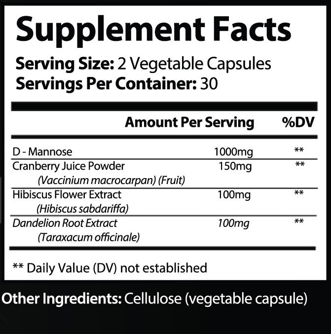 HEALTHY BODY - D-Mannose Vitamins