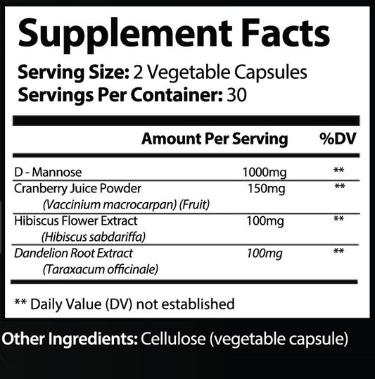 HEALTHY BODY - D-Mannose Vitamins