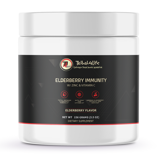 HEALTHY BODY - Elderberry Immunity Powder with Zinc & Vitamin C