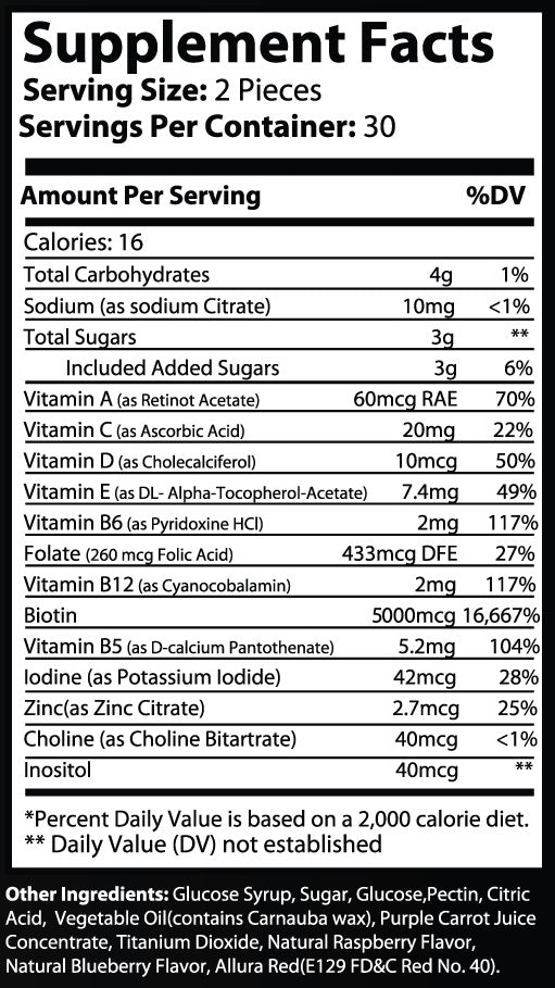 HEALTHY BODY - Hair Vitamin Gummies