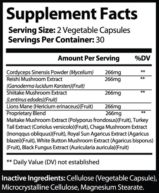 HEALTHY BODY - Mushroom Immune Booster