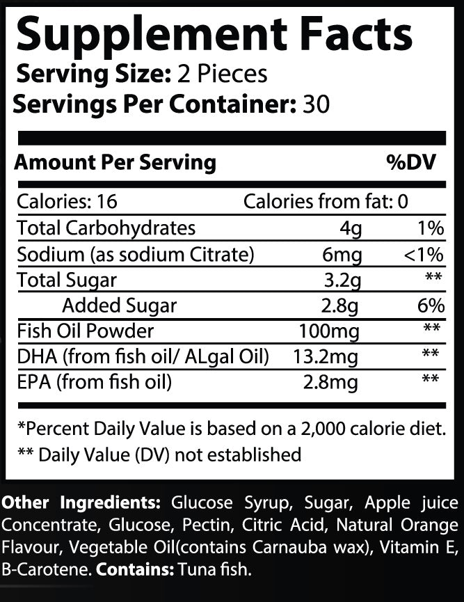 HEALTHY BODY - Omega 3, 6, 9 Gummies
