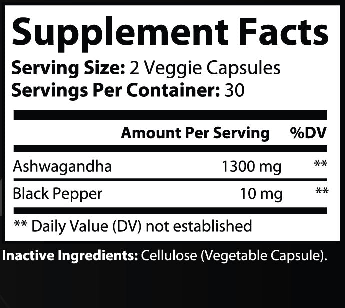 HEALTHY BODY - Organic Ashwagandha Capsule