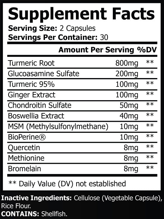 HEALTHY BODY - Platinum Turmeric For Joint Support