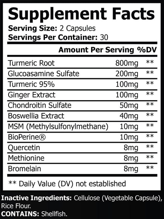 HEALTHY BODY - Platinum Turmeric For Joint Support