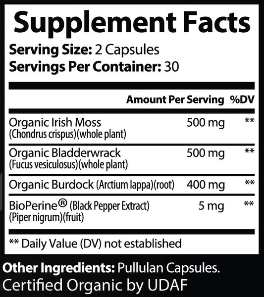 HEALTHY BODY - Sea Moss Capsules
