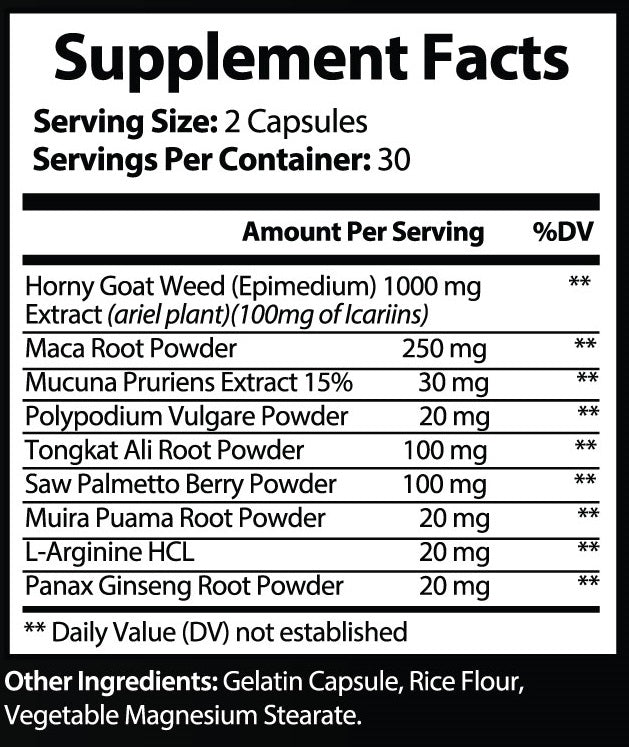MALE HEALTH - Horny Goat Weed Blend