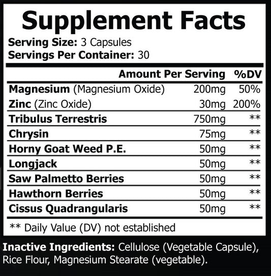 MALE HEALTH - Natural Testosterone Support
