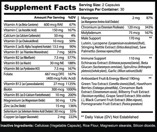 MALE HEALTH - Ultimate Vitamin Blend