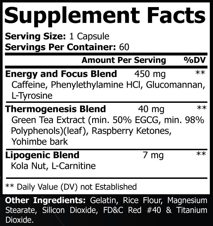 OXY BURN -Thermogenic Weight Loss Pill