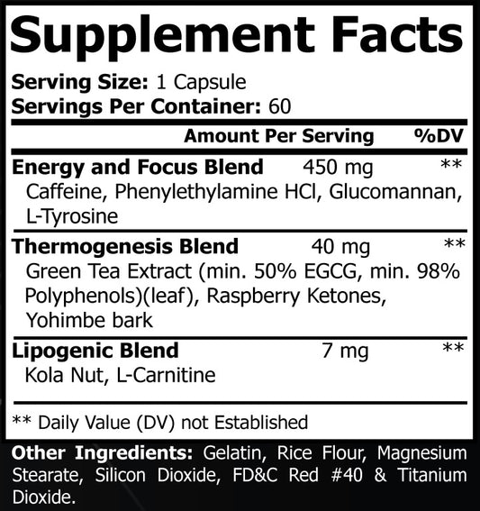 OXY BURN -Thermogenic Weight Loss Pill