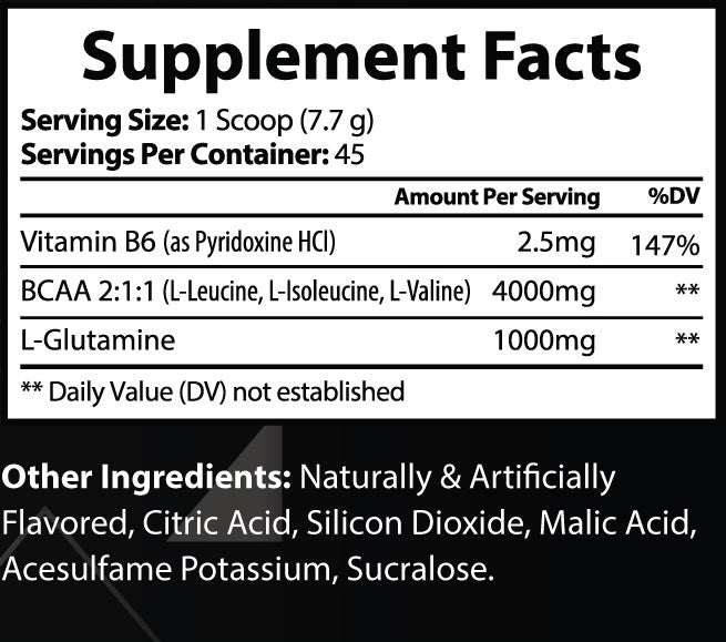 POST WORKOUT - BCAA Shock Fruit Punch