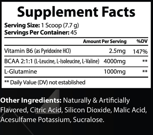 POST WORKOUT - BCAA Shock Fruit Punch