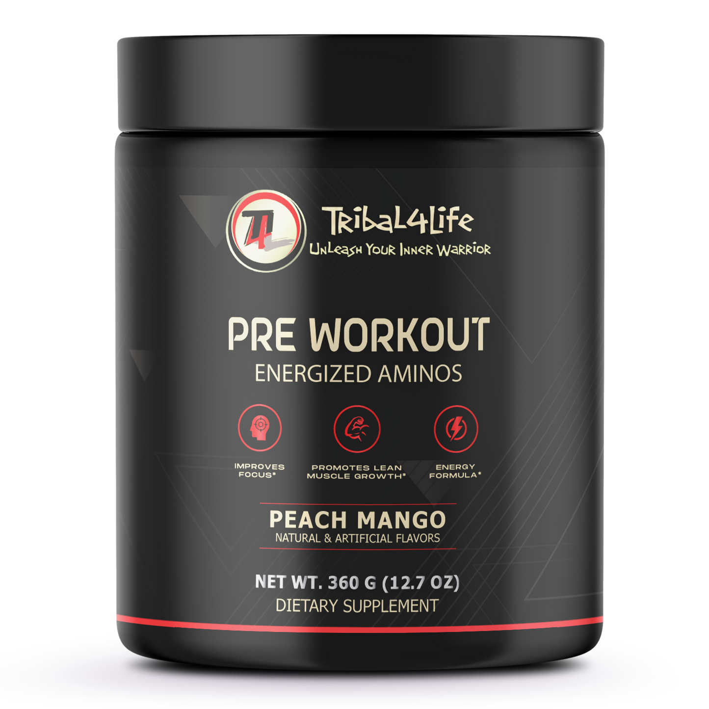 PRE WORKOUT - Energized Aminos Peach Mango