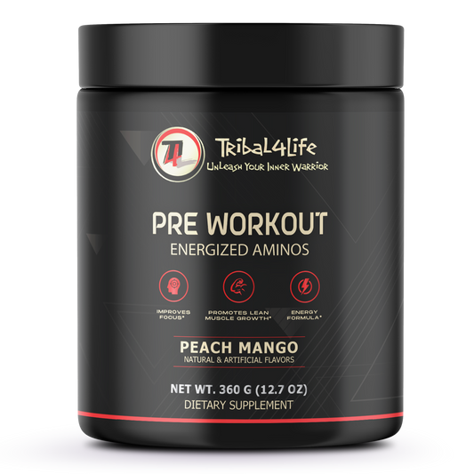 PRE WORKOUT - Energized Aminos Peach Mango