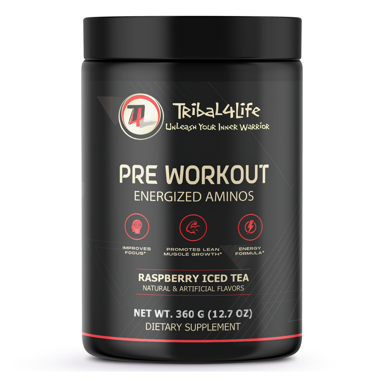 PRE WORKOUT - Energized Aminos Raspberry Iced Tea