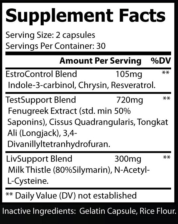 SPORTS NUTRITION - Natural Post Cycle Therapy (PCT)