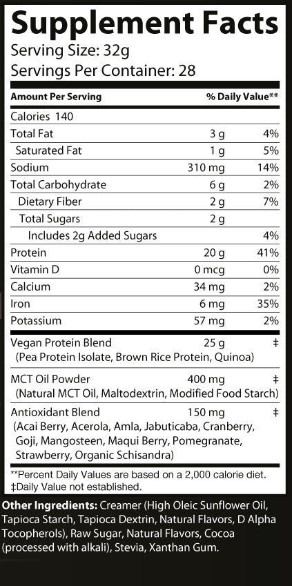 VEGAN PROTEIN Powder Chocolate