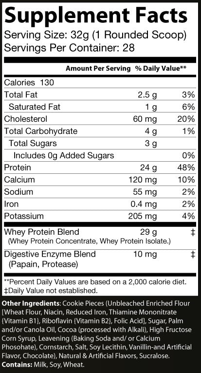 WHEY PROTEIN Cookies and Cream