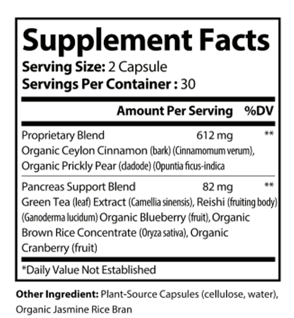HEALTHY BODY - Pancreas Support Plus