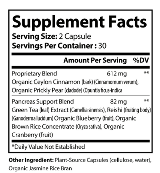 HEALTHY BODY - Pancreas Support Plus