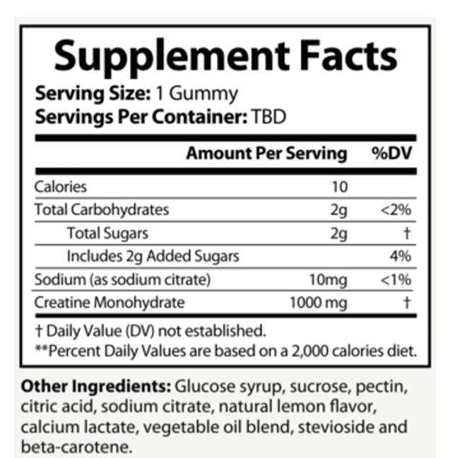 HEALTHY BODY - Super Creatine Gummies