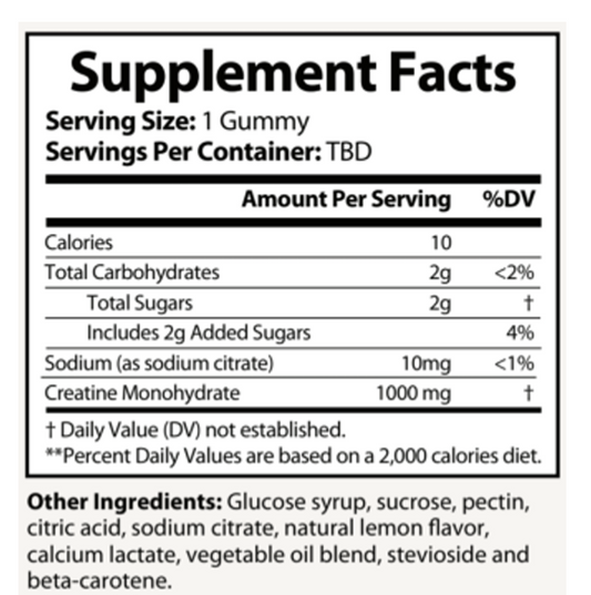 HEALTHY BODY - Super Creatine Gummies