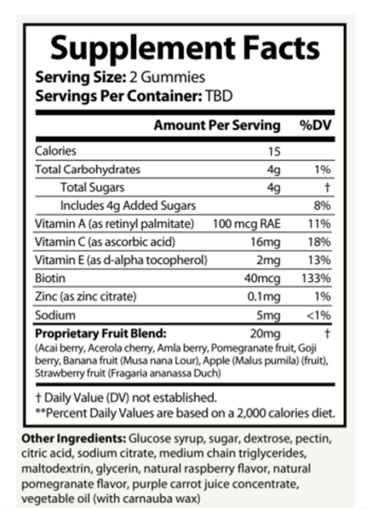 HEALTHY BODY - Super Fruit Gummies with Essential Vitamins