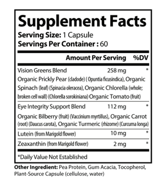 HEALTHY BODY - Vision & Eye Support Plus