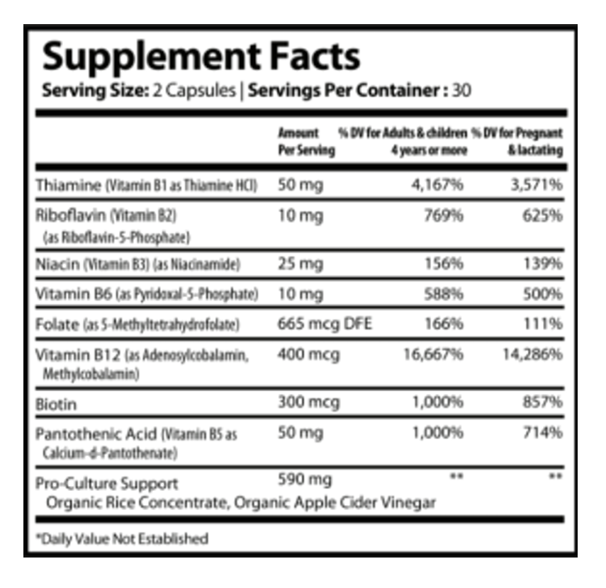 HEALTHY BODY - Vitamin B Complex