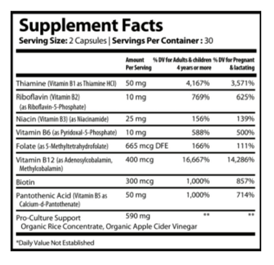 HEALTHY BODY - Vitamin B Complex