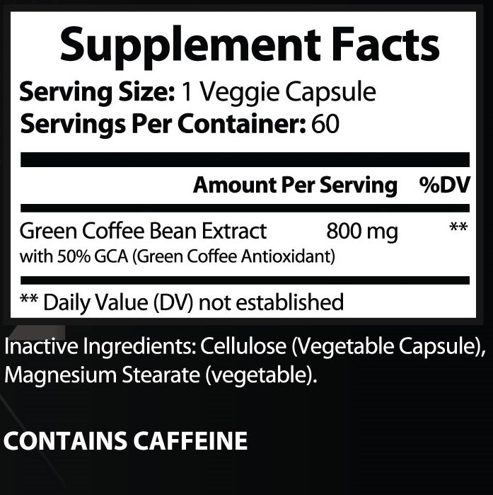 APPETITE CONTROL - Green Coffee Bean w/GCA