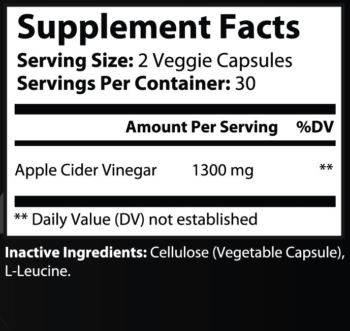 HEALTHY BODY - Apple Cider Vinegar Capsule