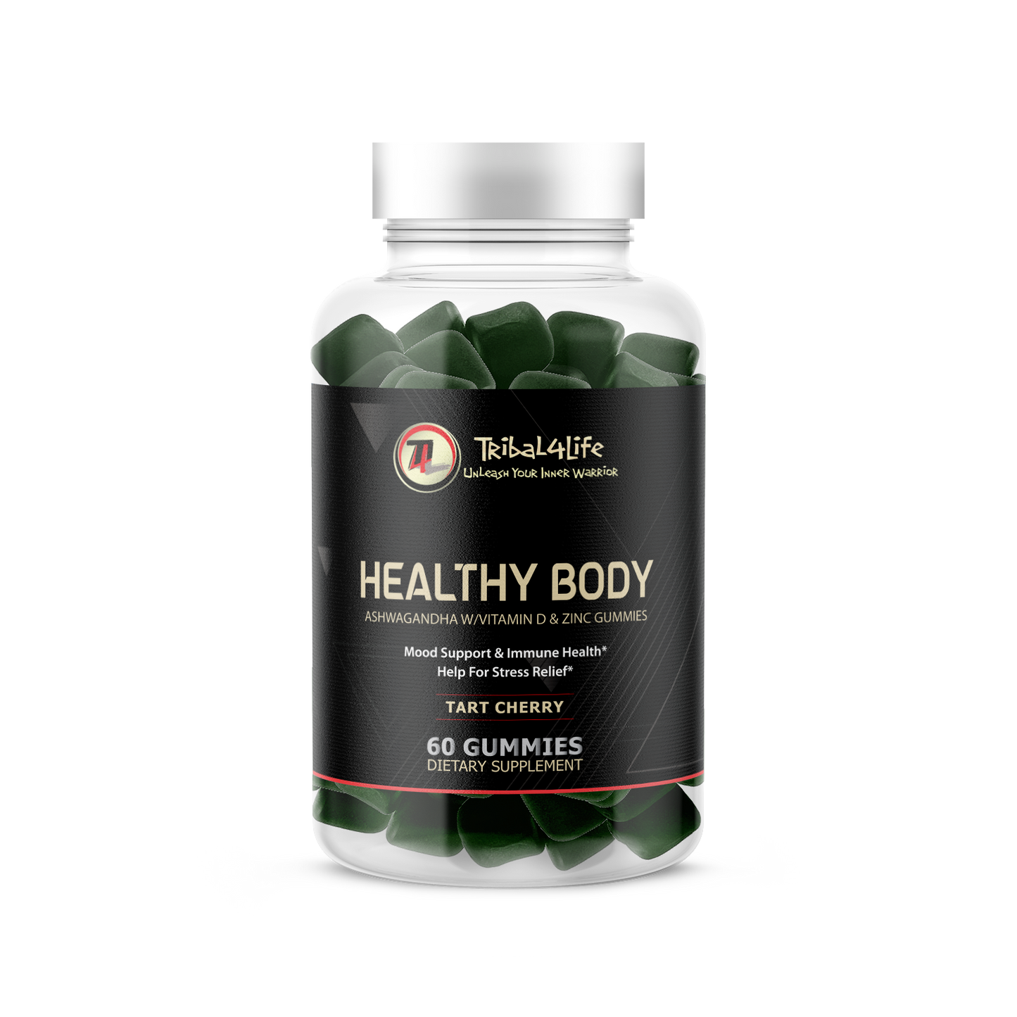 HEALTHY BODY - Ashwagandha With Vitamin D & Zinc Gummies