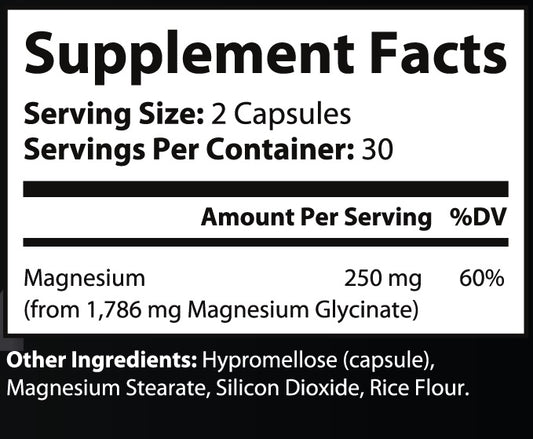 HEALTHY BODY - Magnesium Glycinate For Better Sleep
