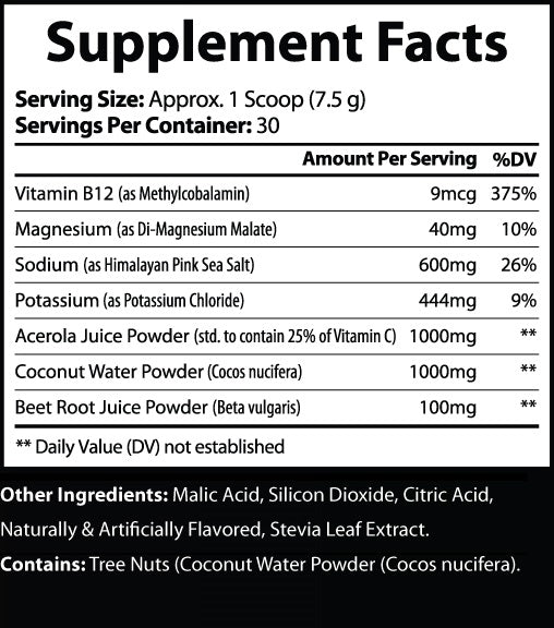 SPORTS NUTRITION - Electrolyte Powder Blue Raspberry